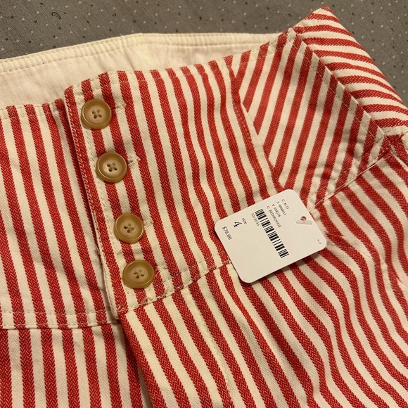 Sale⭐️NWT Free People Frankie Striped High-Waisted Skinny Pants - Picture 15 of 15